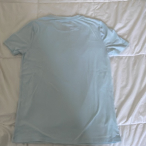 Pale blue t-shirt, medium, brand: en Trhread - Picture 2 of 3